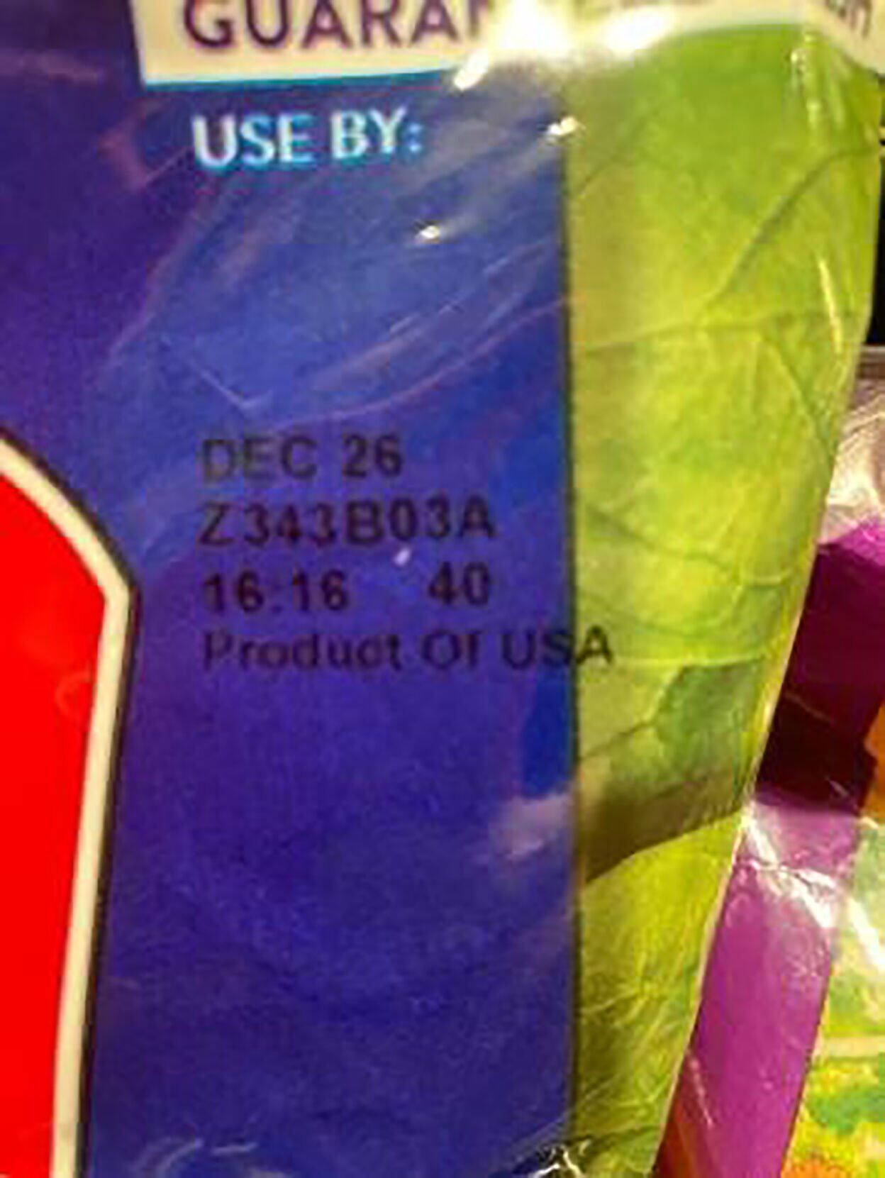 Fresh Express Salad Recall